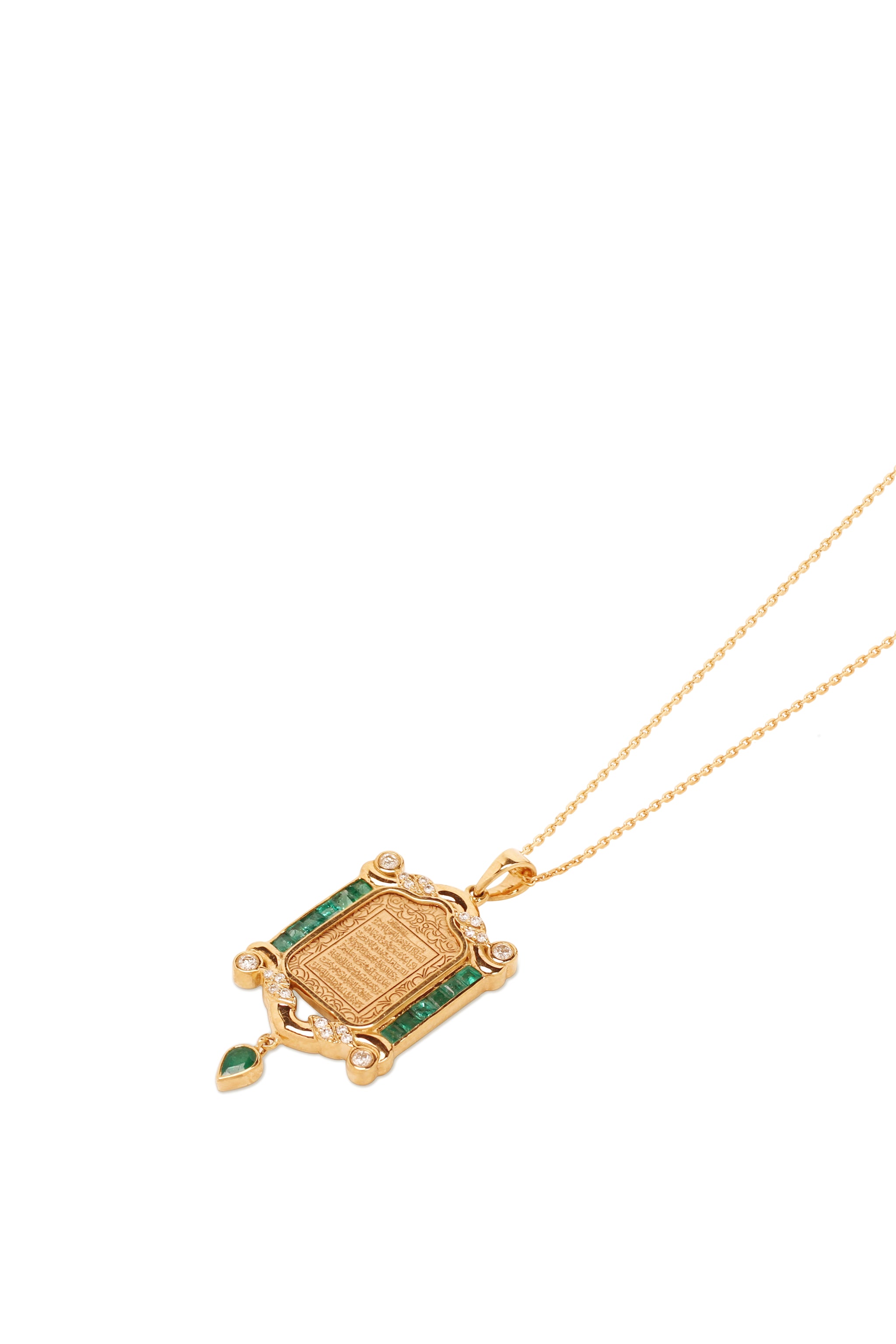 Ayut Al Kursi Tear Drop Pendant – kamushki jewellery